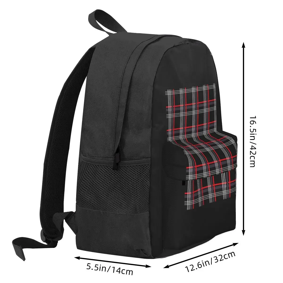 GTi Tartan Graphic  Large Capacity Backpack Print  Backpacks