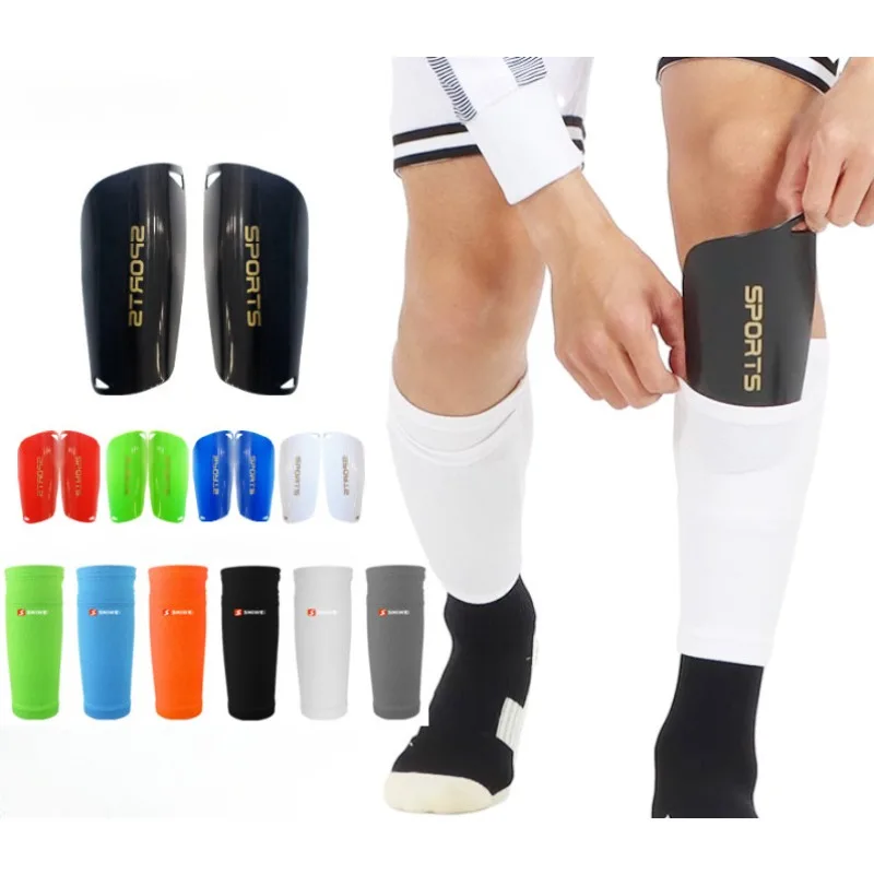 Shin Guard Pads Sleeve Sock for Adult Teens Children Leg Support Football Compression Calf Sleeve Shinguard Soccer Equipment