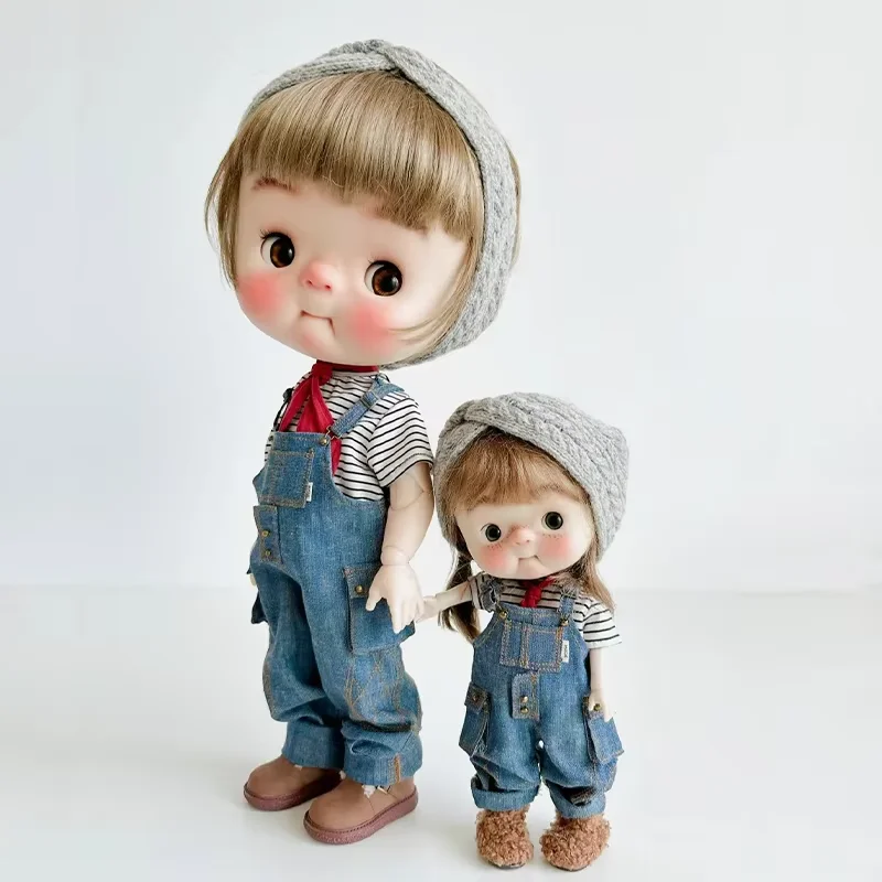ตุ๊กตา BJD ใหม่ ขนาด 1/12 น่ารัก แบบ QBaby 12 ซม. ตุ๊กตาเด็กผู้หญิง แต่งหน้า คุณภาพสูง ทำจากเรซิ่น ของเล่น ของขวัญวันเกิด  ลดราคา