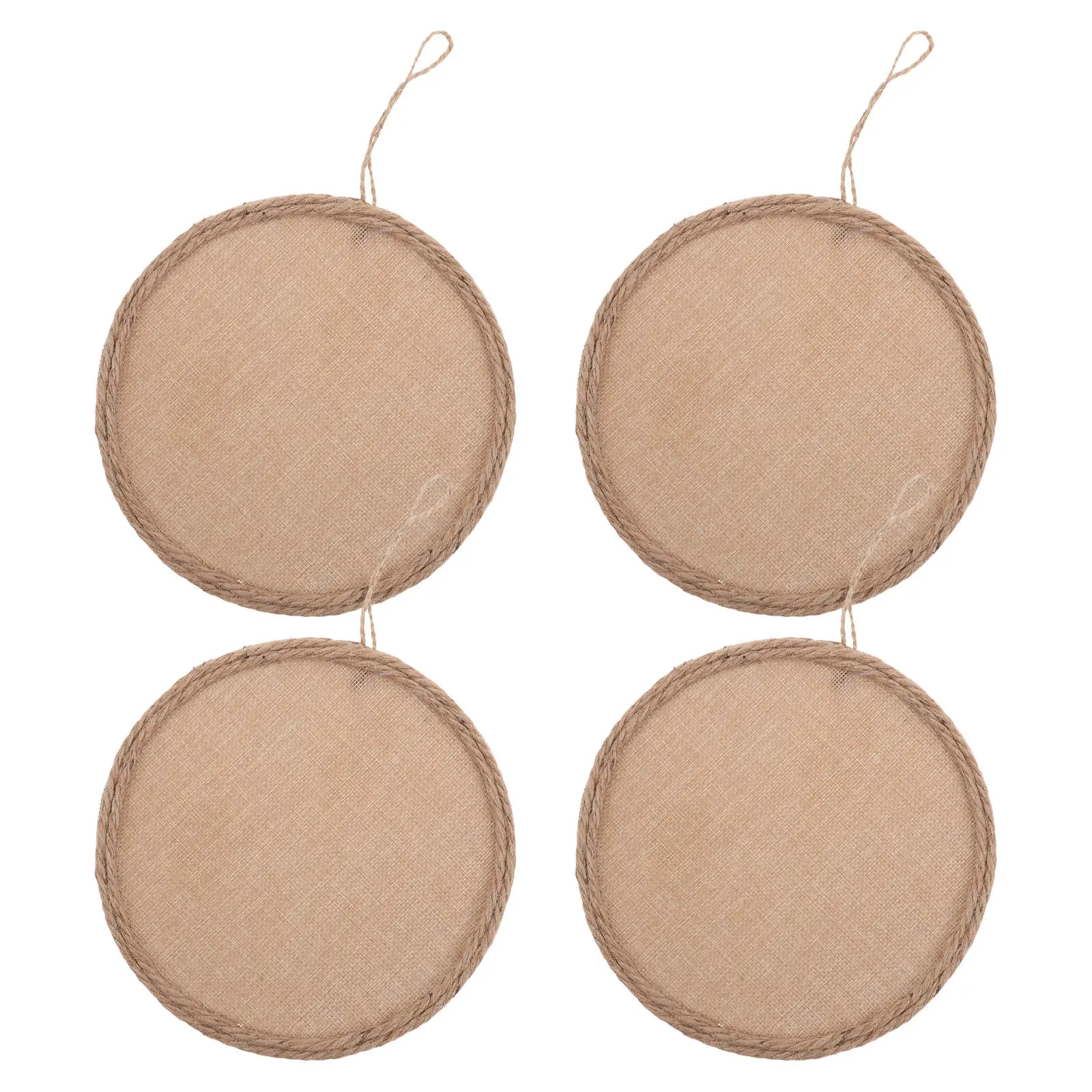 

Набор из 4 льняных холстов-досок для рисования и плетения из веревки, для детского творчества, декора стен в детской и классах, принадлежности для рукоделия