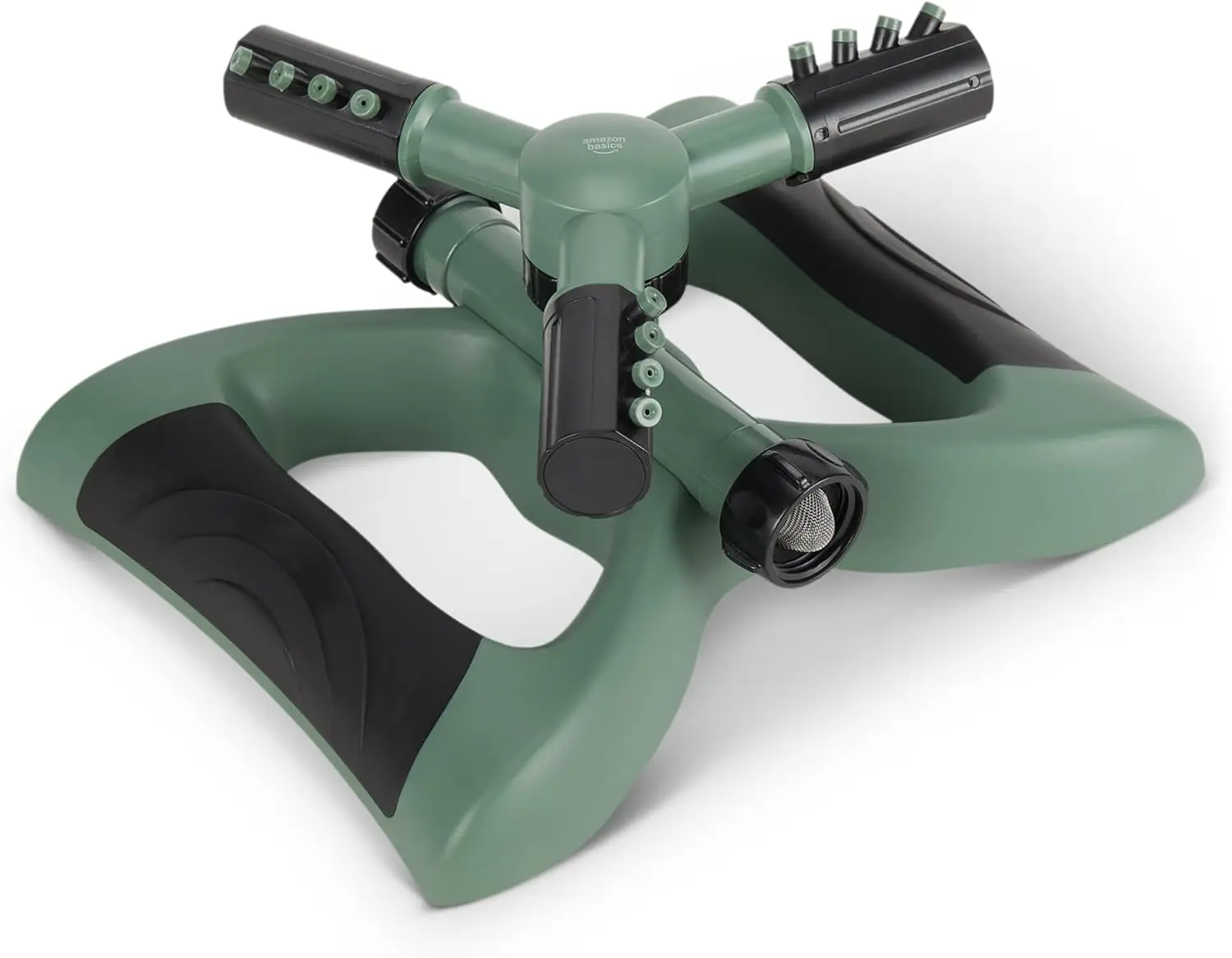 

Вращающийся разбрызгиватель для газона с регулируемыми лучами, охват 1500 футов, черный