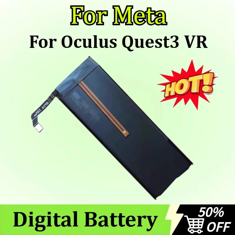 

New High Quality Rechargeable Battery for Meta Oculus Quest3 VR Batteries Digital Battery