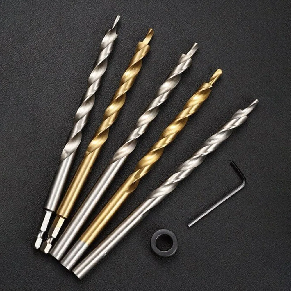 Inclined Hole Drill Bit with Stop Collar for Controlled Angle Drilling Operations in Workshop and Field Applications
