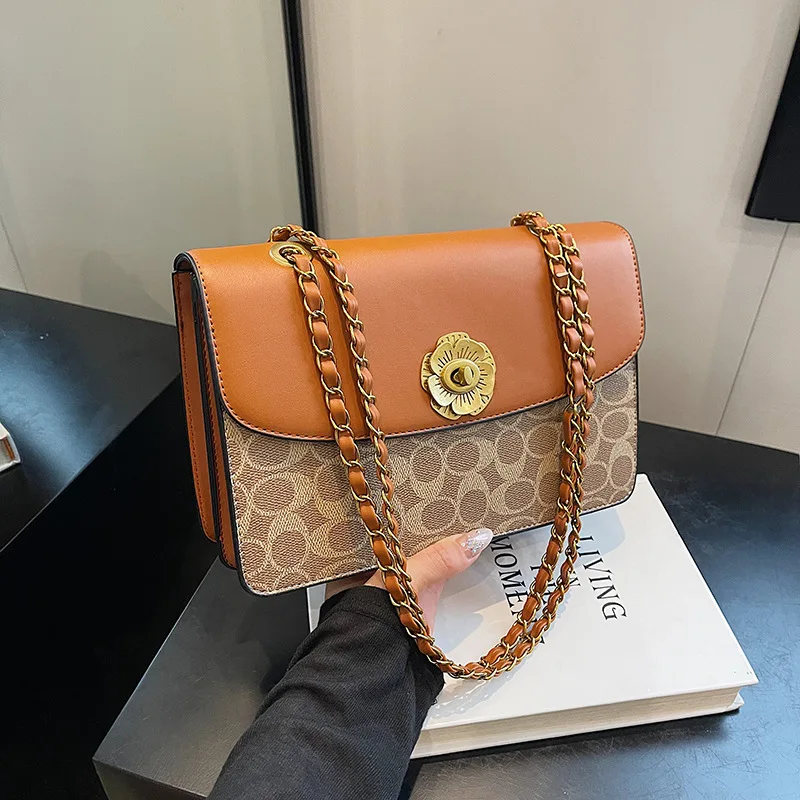 

2025 Luxury Chain Shoulder Bag - Crossbody/Underarm, High-End Designer Purse for Women, Unique Trendy Accessory