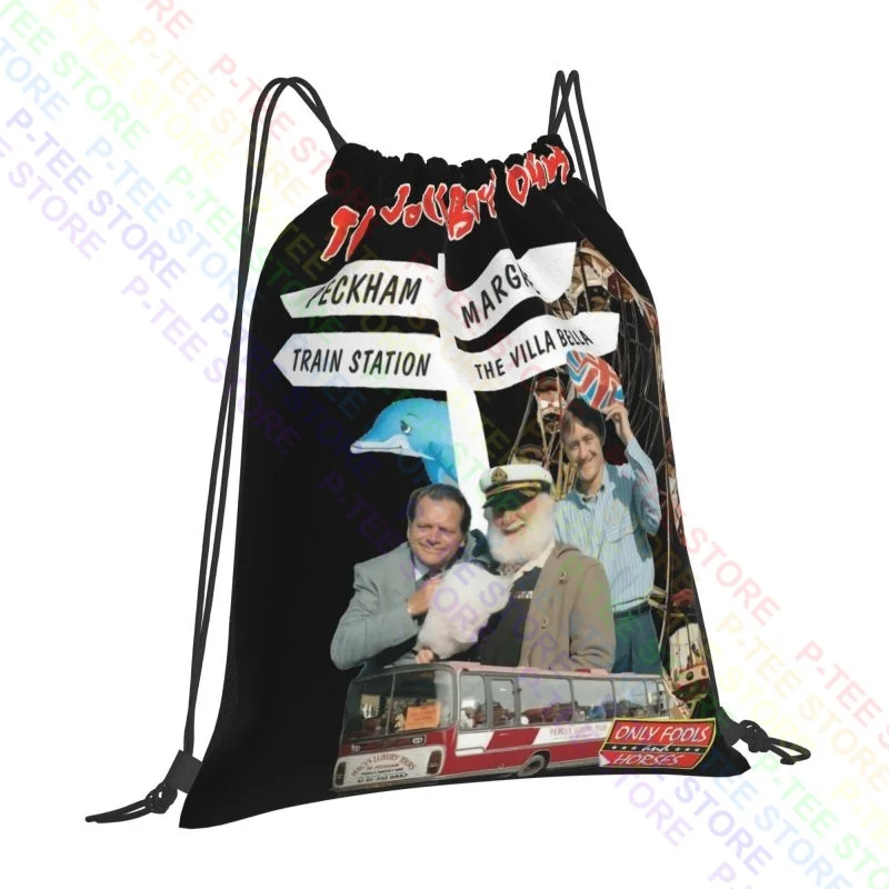 Only Fools And Horses The Jolly Boys Outing Drawstring Bags Gym Bag Gym Foldable Lightweight Multi-function