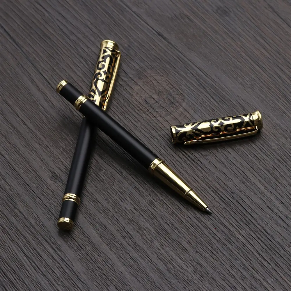 

0,5 мм роскошные письменные принадлежности для подписи, металлическая ручка-роллер, шариковая ручка, черные чернила, подпись