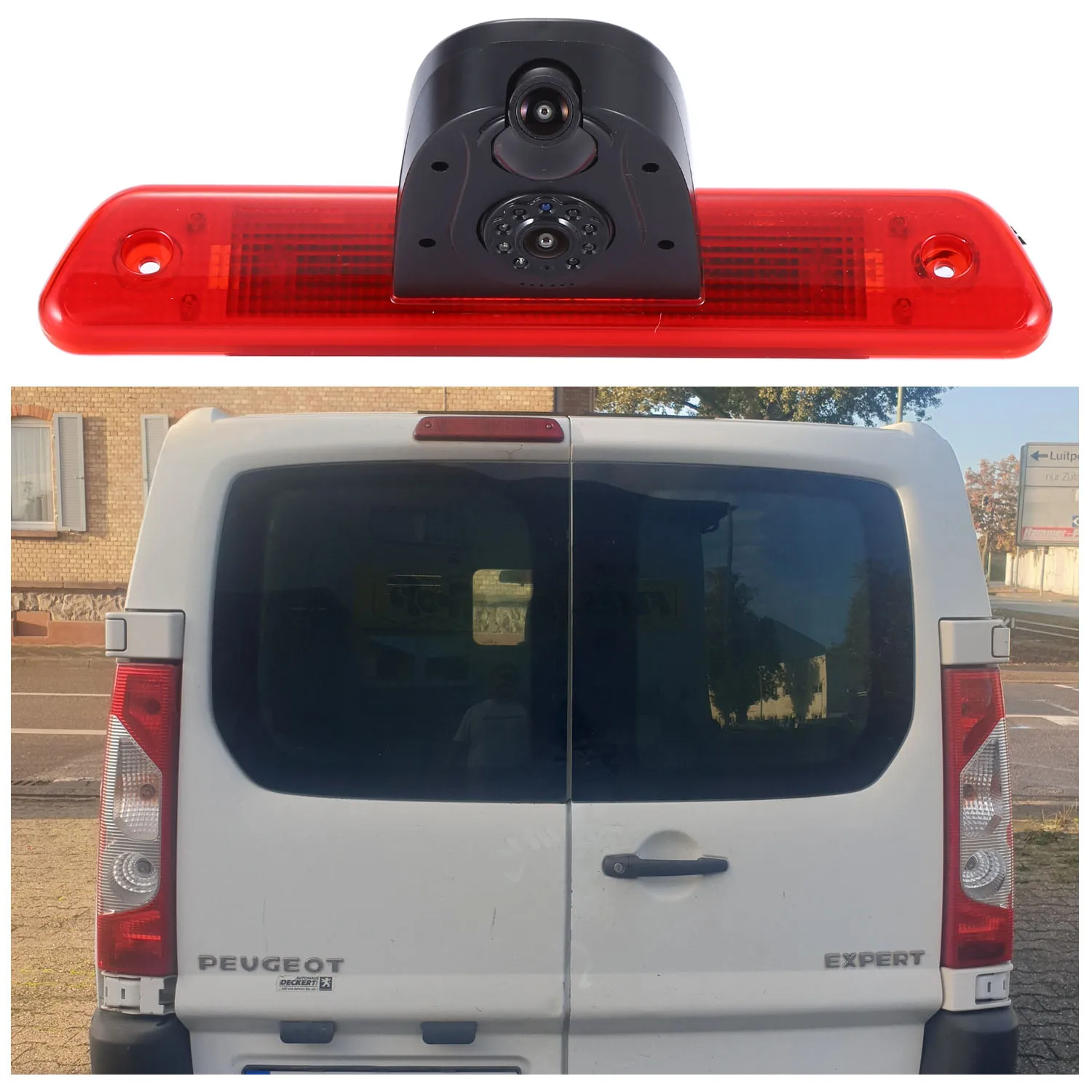 Dual Camera for Toyota Proace/ Peugeot Expert /Citroen Jumpy /Fiat Scudo Bus brake light