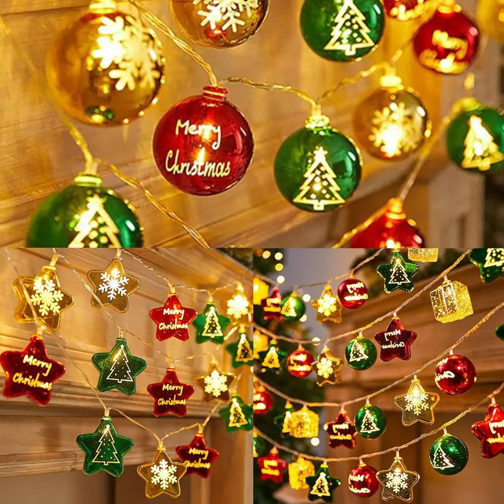 300 سنتيمتر LED سانتا كلوز أضواء عيد الميلاد الملونة ، أضواء عيد الميلاد الحديد المطاوع الزخرفية ، سلسلة ضوء شجرة عيد الميلاد #4