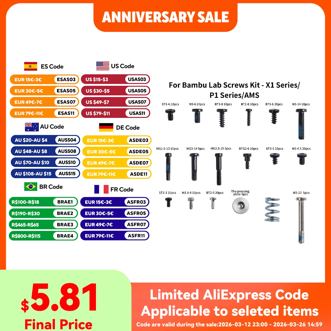 For Bambu Lab X1 P1…