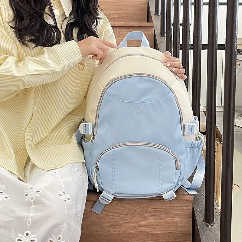 

Lightweight teenage backpacks Large Capacity Schoolbag Casual College Backpack Multi-pockets Women backpack Laptop School Bags