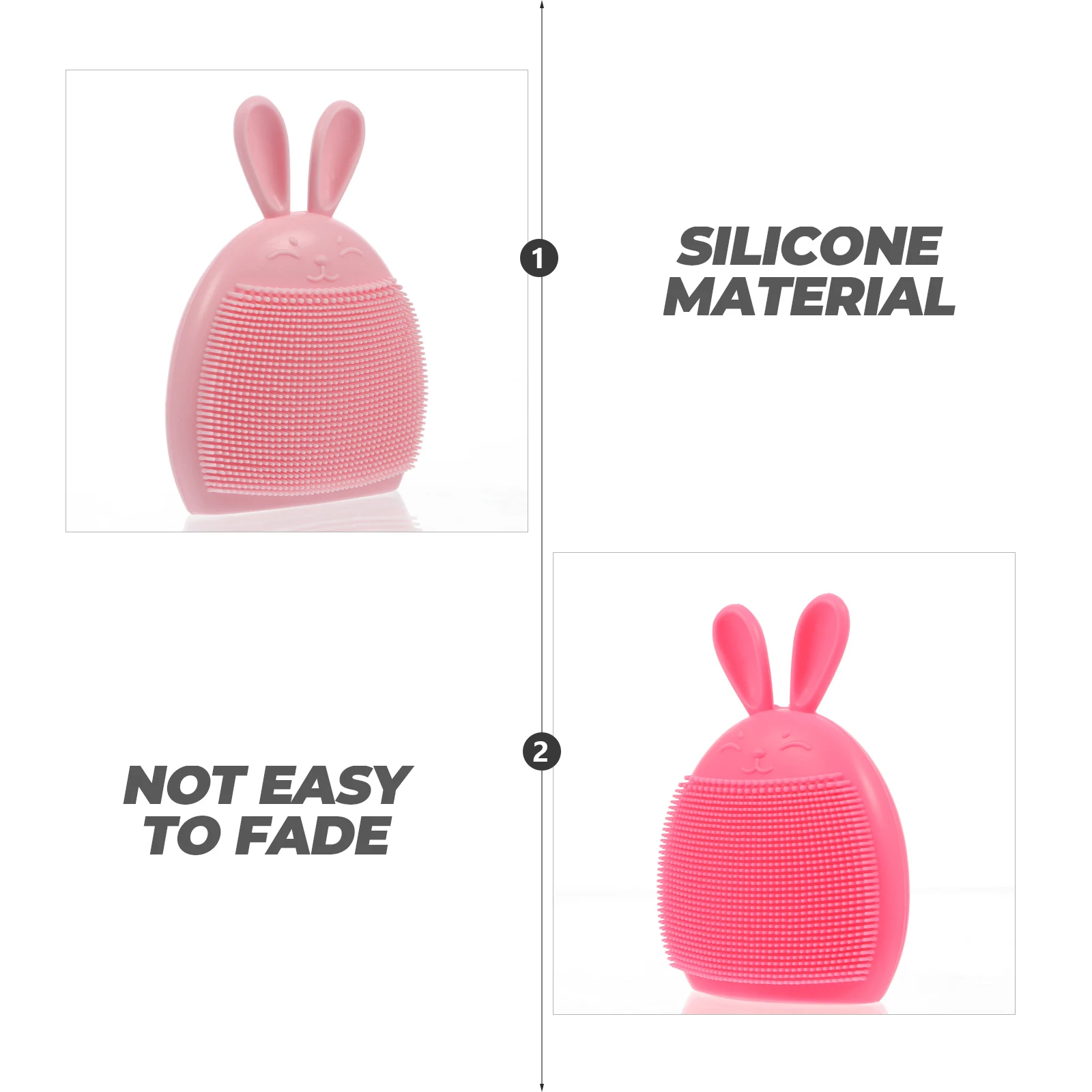 

3pcs Shower Kids Bath Exfoliating Silicone Cleansing Body Wash Tool Gifts Facial Brush Daily Use Home