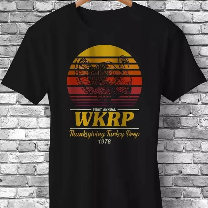 First Annual Wkrp Thanksgiving Turkey Drop Cincinnati Retro Funny T Shirt