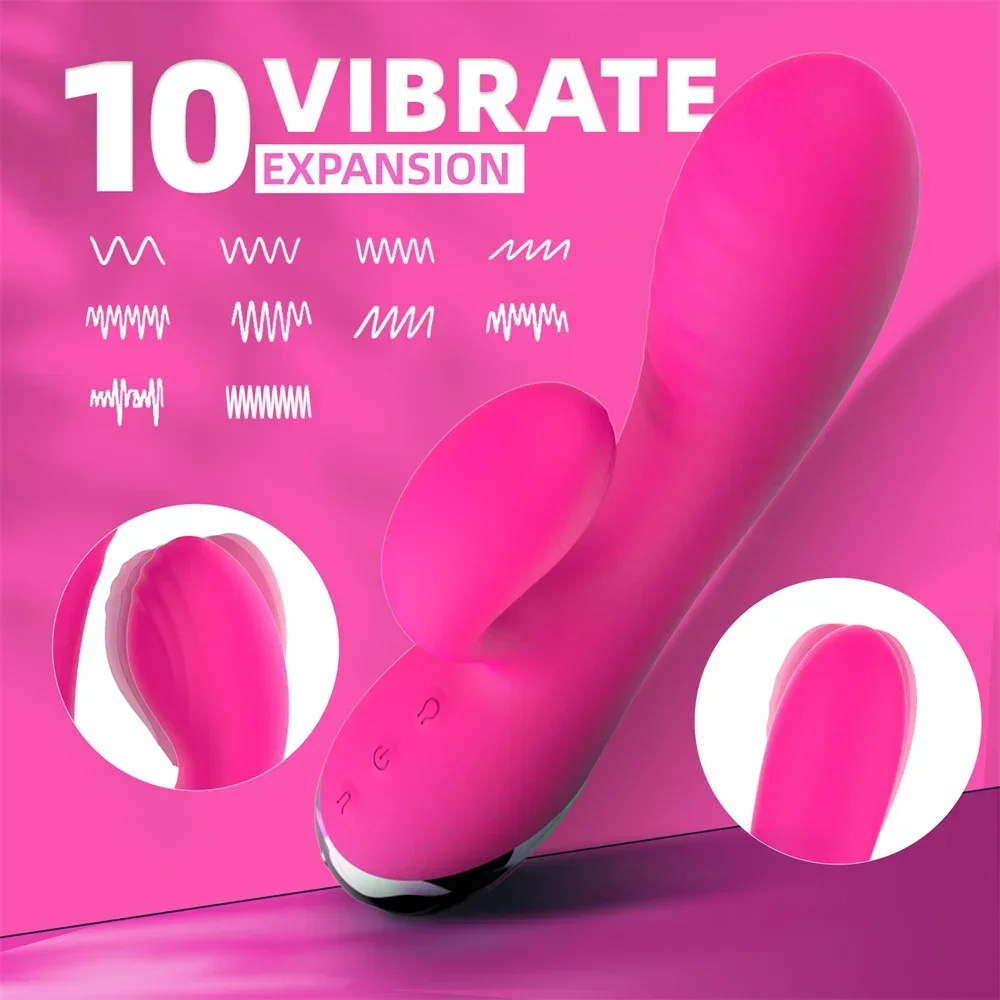 Expansão inflável g ponto massageador clitóris estimulador av vibrador brinquedos sexuais para mulheres produto de bem-estar sexual produtos adultos