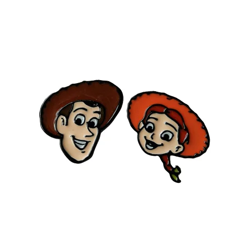 Classic Cartoon Movie Studs Earrings For Womans Cute Piercing Earrings Enamel Cosplay Accessorices Gift for Children Friends