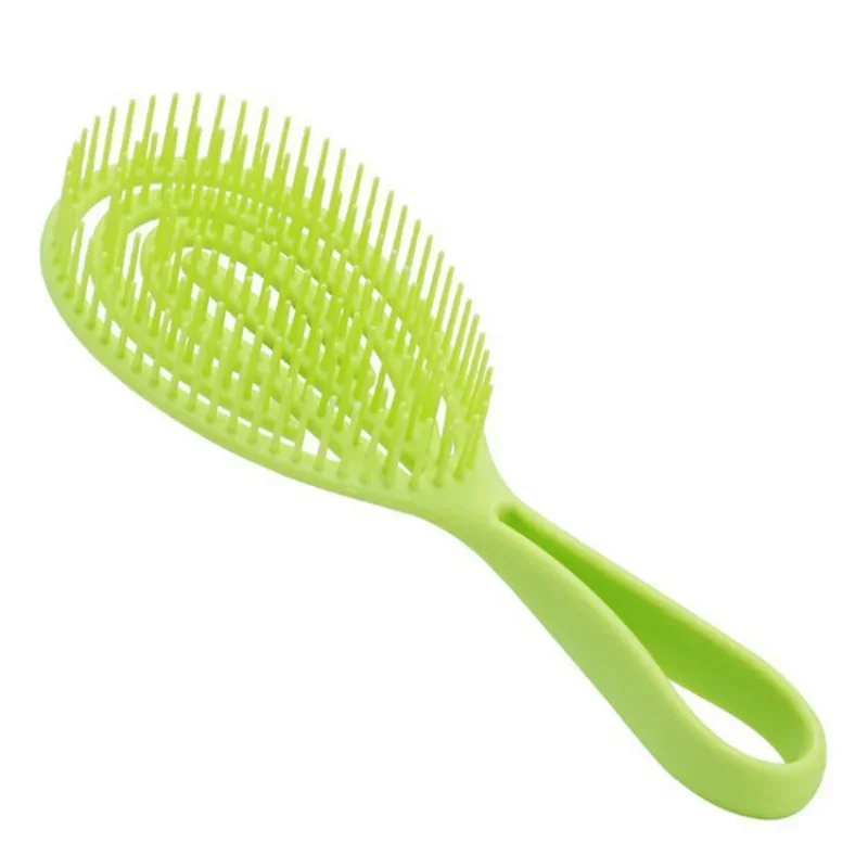 Elliptical hollowing out Hair Scalp Massage Comb Hairbrush Wet Curly Detangle Hair Brush for Salon Hairdressing Styling Tools