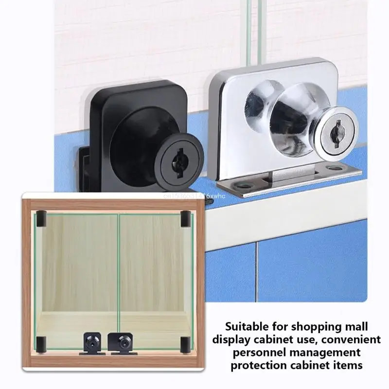 Dropship Glass Door Pivots Hardware Smooth Operate Hinges set for Display case & Cabinets