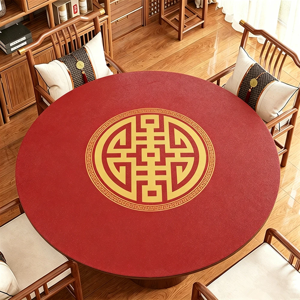 

Thickened Non-slip Rubber Texas Hold 'em Poker Game Mat for Parties Mute Round Poker Mat Multiplayer Poker Mat for Entertainment
