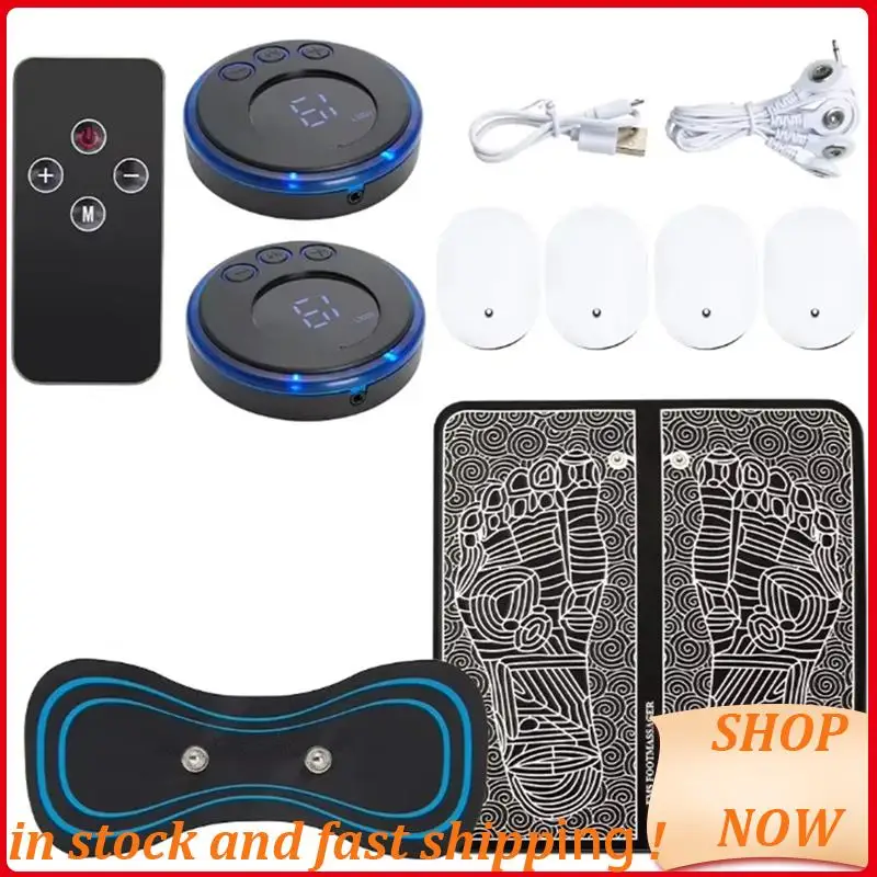

Electric Foot Massager Pad Electrostimulator Massage Mat EMS Muscle Massager Relax Feet Massage Fitness Masajeador USB HOT!