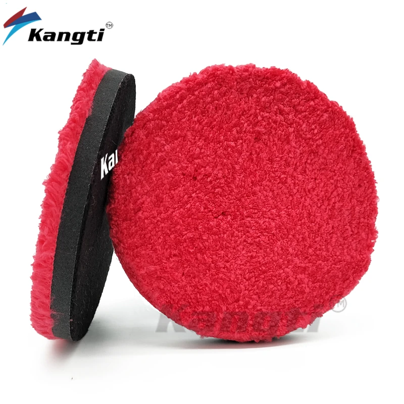 3/4/5/6/7inch Microfiber Polishing Pad For Cars Body Polish Micro Fiber Polishing Wheels For DA/RO Car Polisher