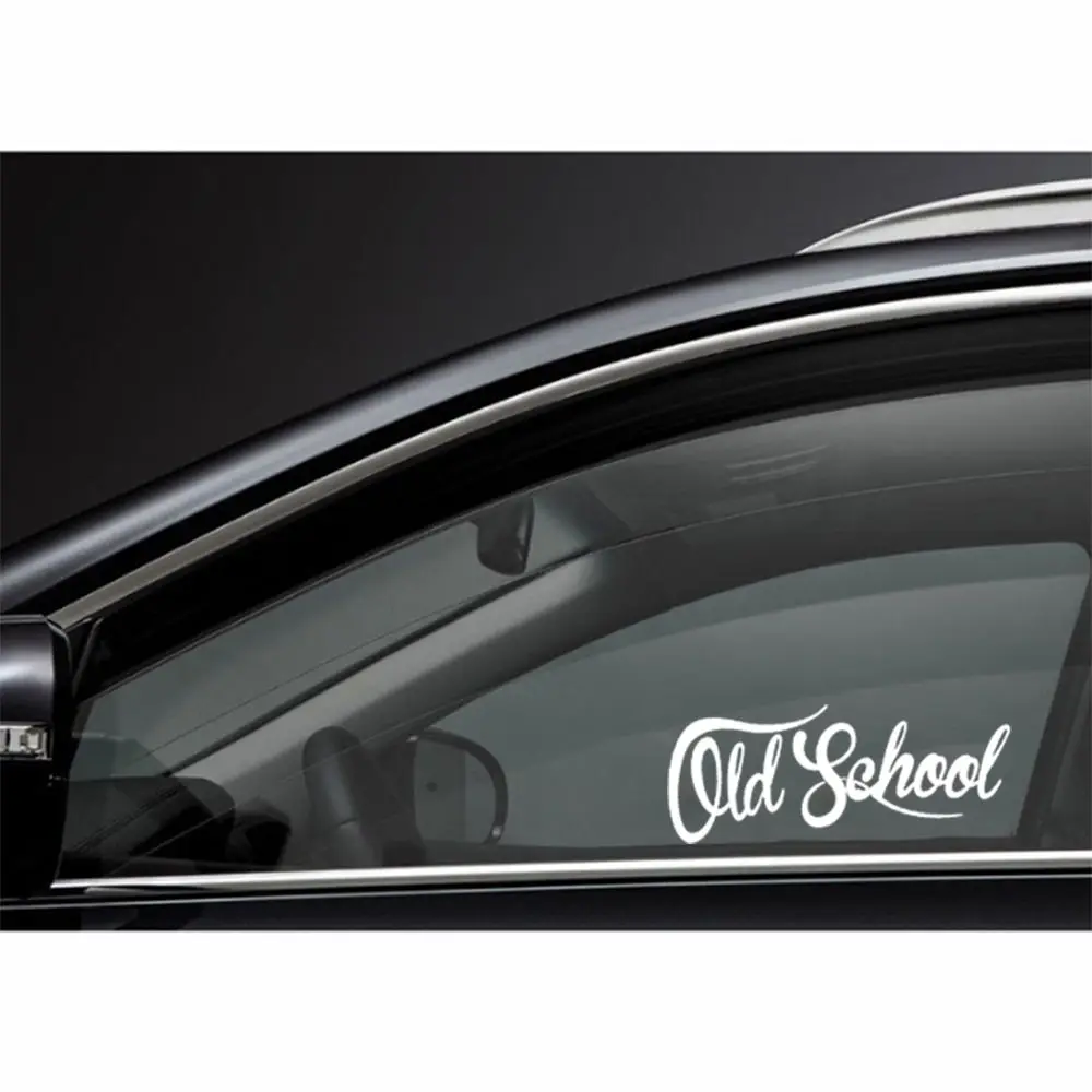 Custom  19x7CM  Vinyl  OLD SCHOOL Car Sticker Decal  Classic