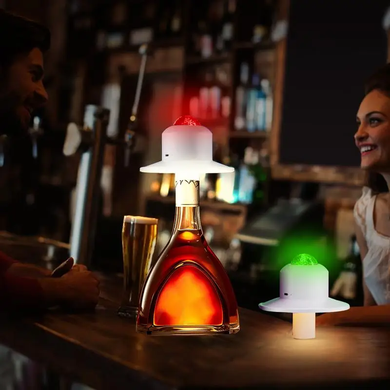 

LED Bottle Lamp LED Wine Bottle Lampshade Light Dimming Decorative Lights With Stoppers Cool Gadgets Ambient Lighting For Home