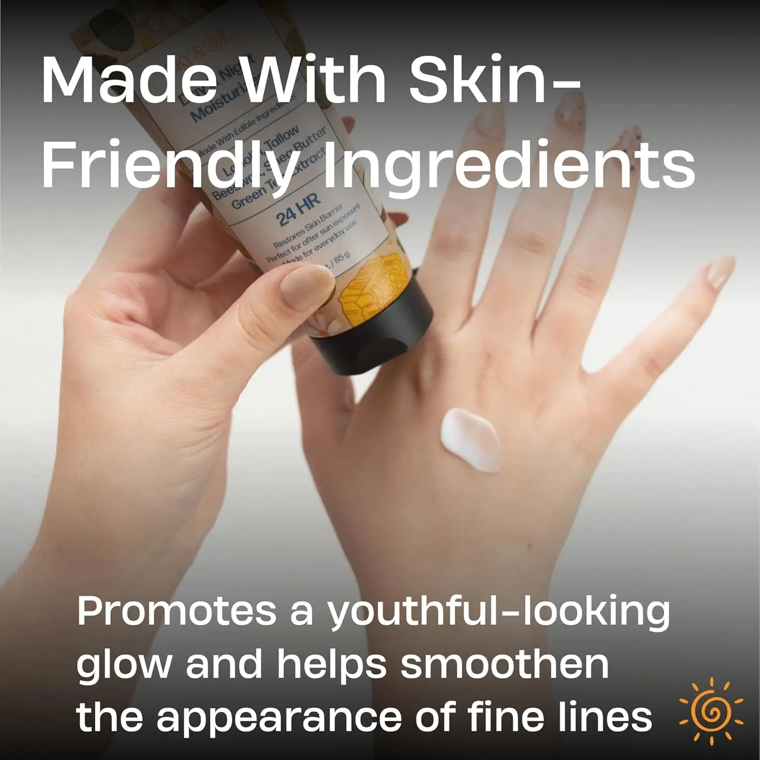 Todo crema |   Crema hidratante 100% Grass Fed Beef Tallow para rostro y cuerpo |   Cuidado de la piel día y noche |   Grado comestible natural seguro