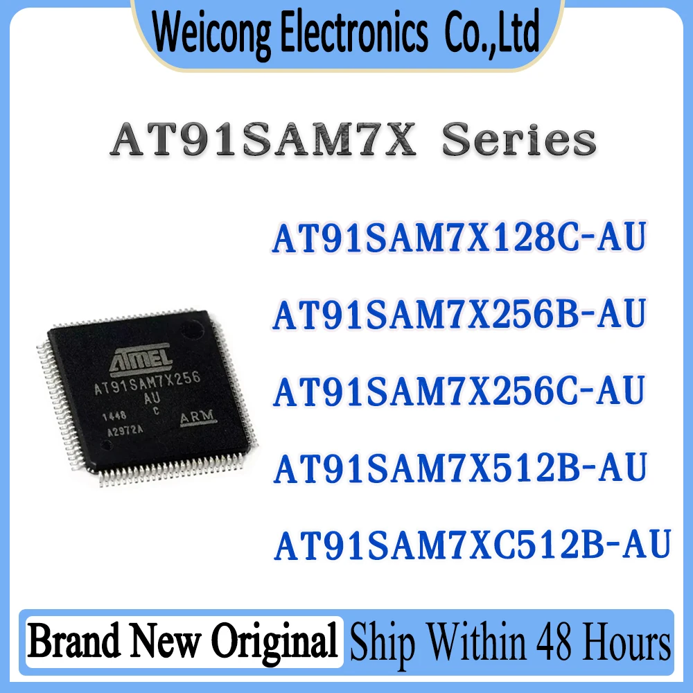 

AT91SAM7X128C-AU AT91SAM7X256B-AU AT91SAM7X256C-AU AT91SAM7X512B-AU AT91SAM7XC512B-AU AT91SAM7X AT IC MCU Chip LQFP-100