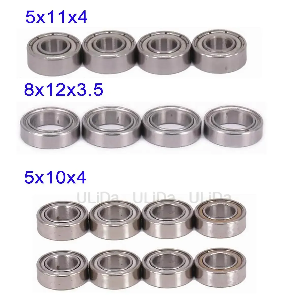 16pcs TT-02 Bearing Set Tamiya TT02 Complete Ball bearing kit Kugellager TT 02 TT02D