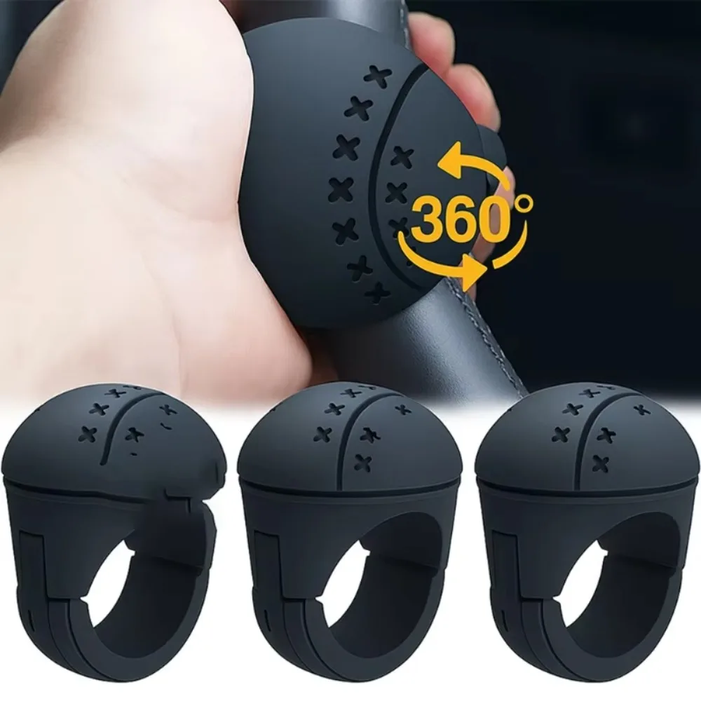 360° Rotation Turning Steering Wheel Booster Labor-Saving Design Metal Bearing Steering Wheel Spinner Knob Booster Ball