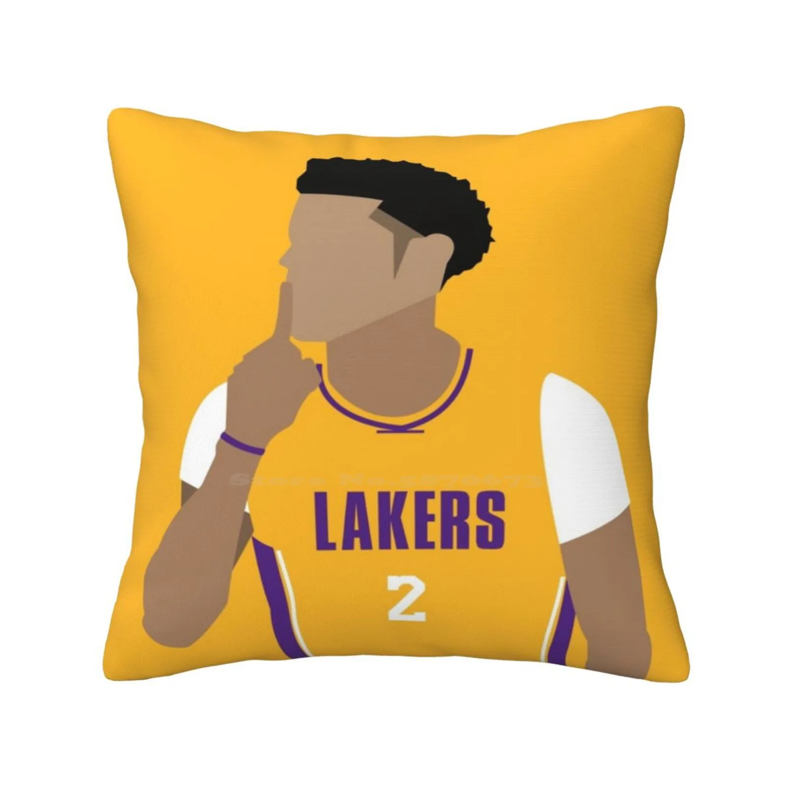 Lonzo Ball Bedroom Office Hug Pillowcase Basketball Lonzo Rookie Sports