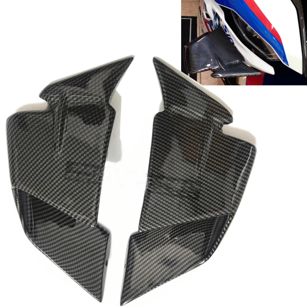 

Motorcycle Carbon Winglets Front Fairing Side Wing Spoiler For BMW S1000RR M1000RR 2019 2020 2021 2022 2023 S1000 RR Accessories