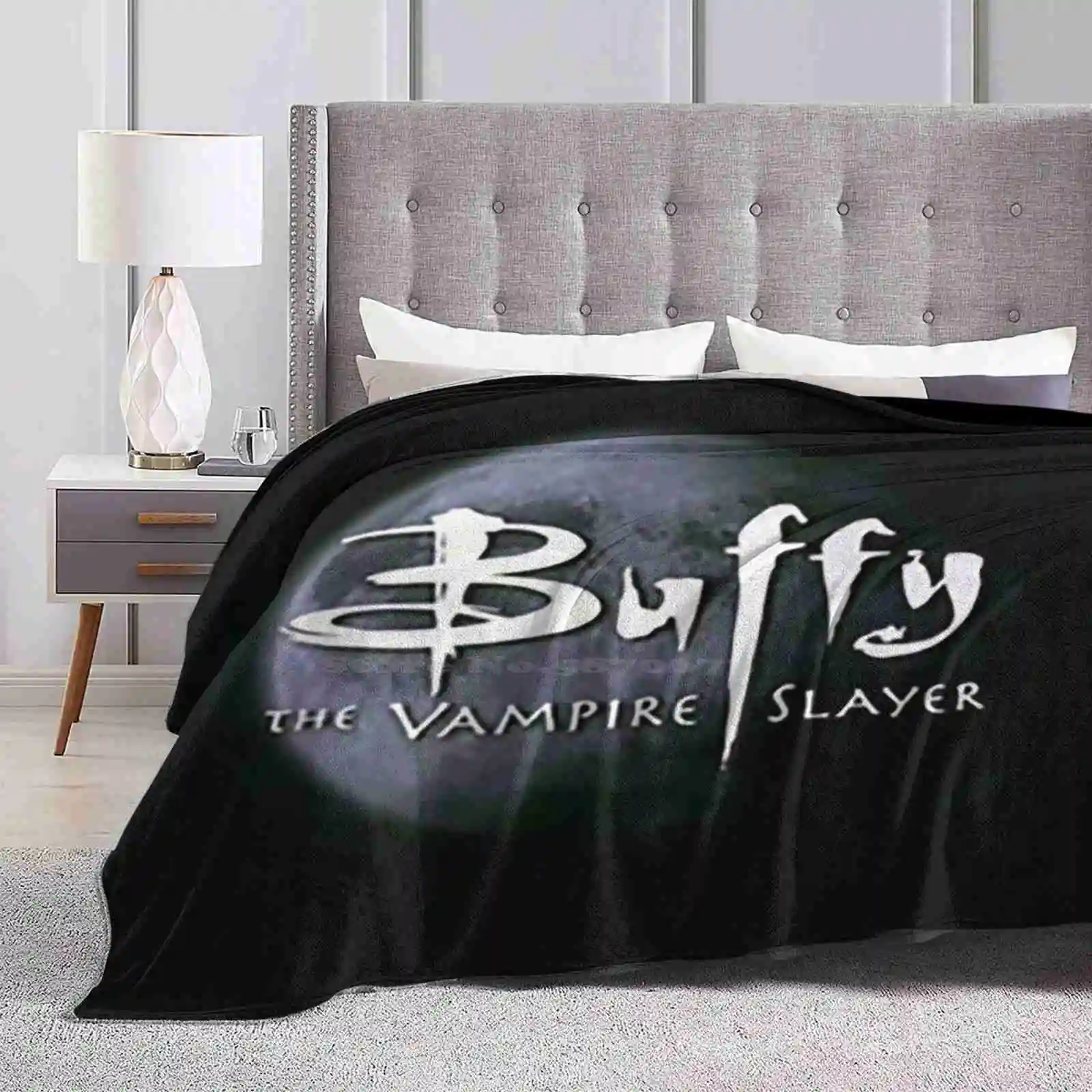 Buffy For Home Sofa Bed Camping Car Plane Travel Portable Blanket Buffy The Vampire Vampires Halloween Buffy Fullmoon Buffy