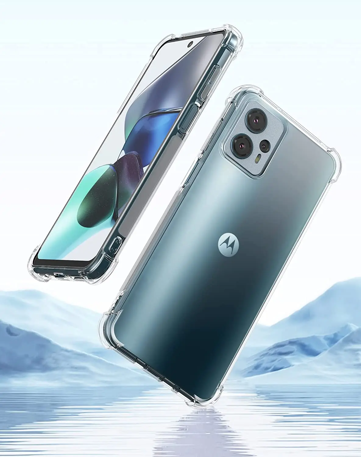 1,5 MM Dicke Air-Bag Klar Fall Für Motorola Moto G13 G23 G53 G73 G22 G32 G42 G52 G62 5G G72 G82 G84 G71S Stoßfest Zurück Abdeckung – Detail 1