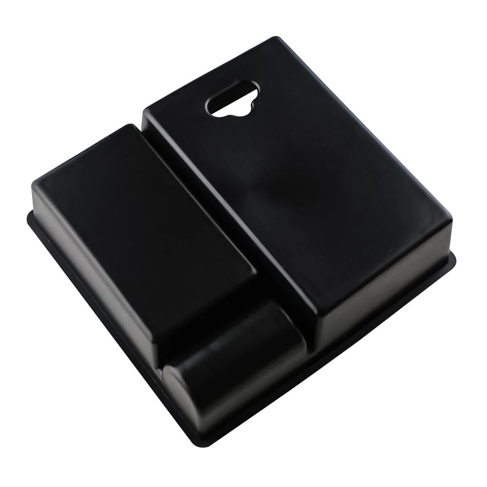 Para toyota fortuner hilux innova vigo 2004 - 2015 organizador caixa de apoio de braço bandeja de armazenamento console central placa titular acessórios
