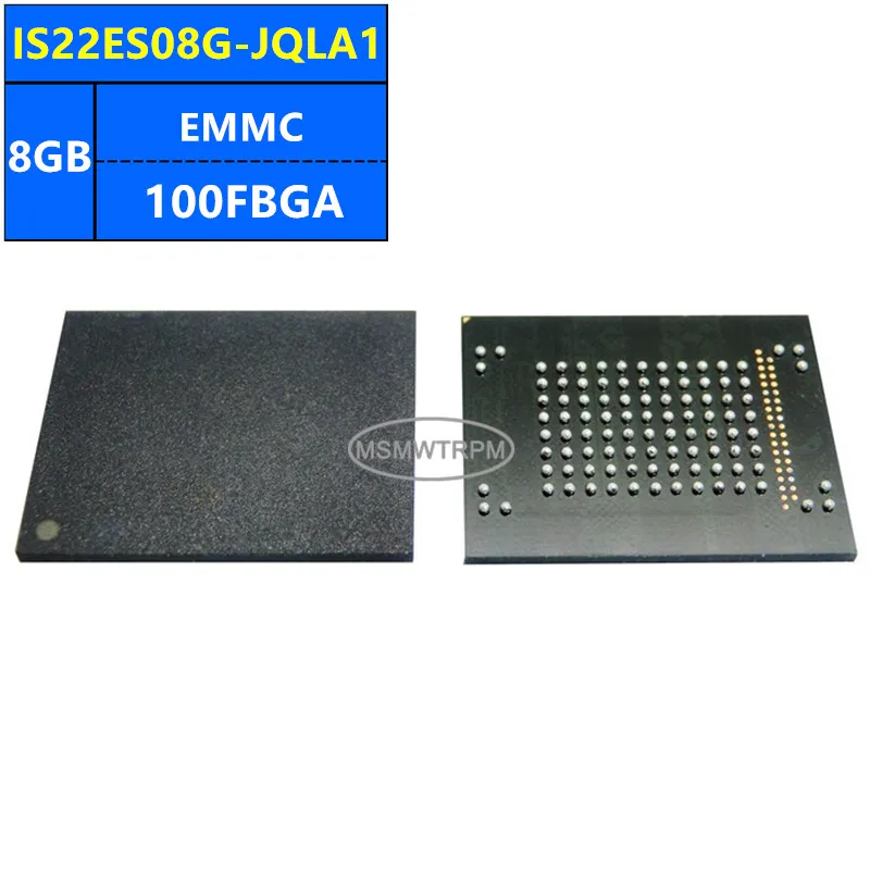IS22ES08G-JQLA1 EMMC 8GB 100FBGA Memory Chip IC Electronic Components New Original