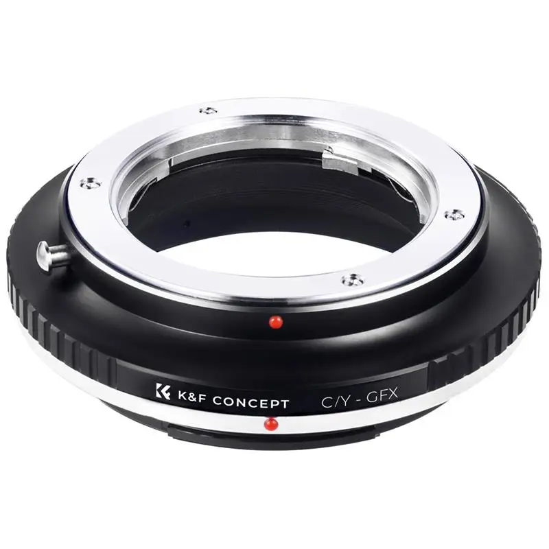 K&F Concept Lens Mount Adapter for Contax/Yashica CY SLR Lenses to Fuji GFX Camera Fujifilm GFX 50S GFX 50R GFX 100 GFX 100S