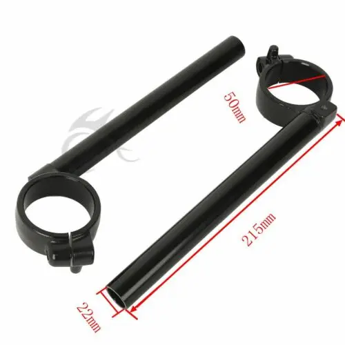 50mm Clip-On Handlebars Fit For Suzuki GSXR600 GSXR750 GSXR1000 GSXR1100 GSX1300R Hayabusa TL1000R TL1000S ZX10R ZX14 2004-2010