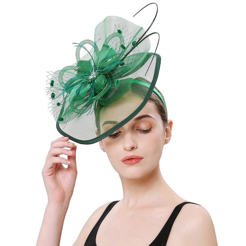 

Her Mesh Head Fascinator Hats Fascinators for Women Mother Woman