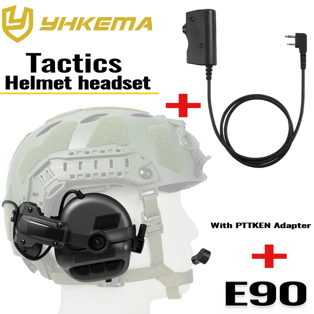 cuffie-tattiche-e90-per-tiro-all'aperto-con-microfono-per-comunicazione-caccia-e-tiro-con-adattatore-ptt-ken