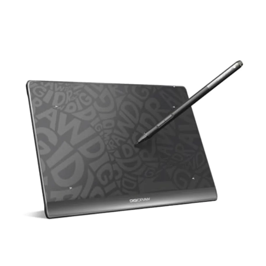 Drawing Tablet 6x4 Inch 16384 Levels Battery-Free Stylus Paper-Like Graphics Pad for Digital Art OSU Game Online Teaching Compa