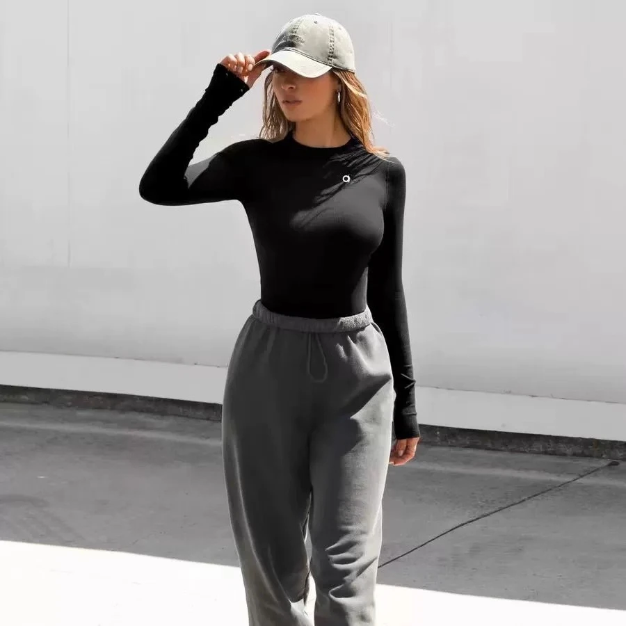 

Tight-fitting sports T-shirt Quick-drying long-sleeved yoga top Pilates running sports fitness long-sleeved top