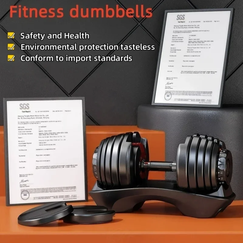 

Dumbbells men and women home fitness equipment Dumbbells with rubber coating and adjustable weight Body Building Large Fitness