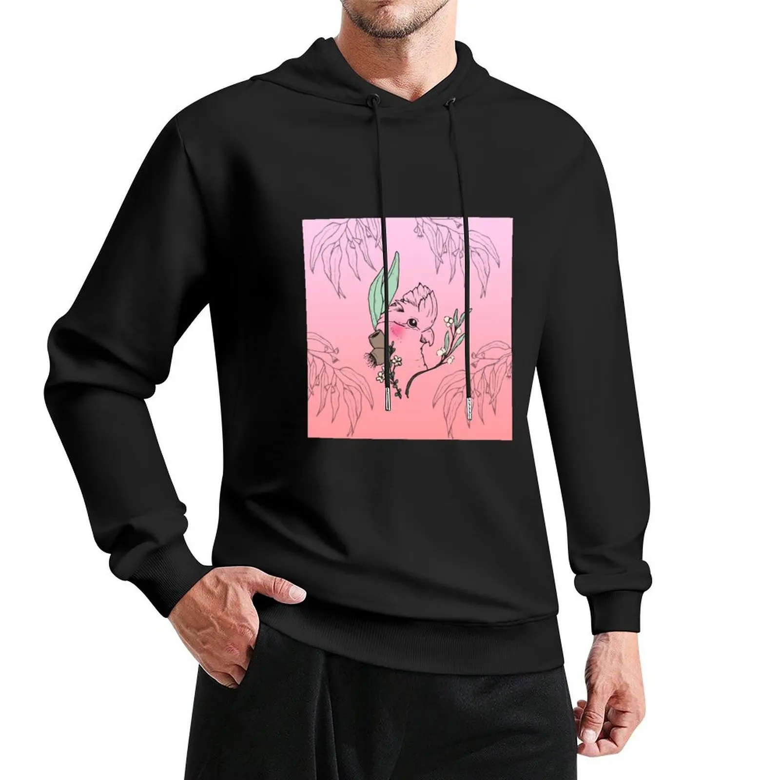 

Australian Galah and Gum Pullover Hoodie men's coat autumn new products pullover