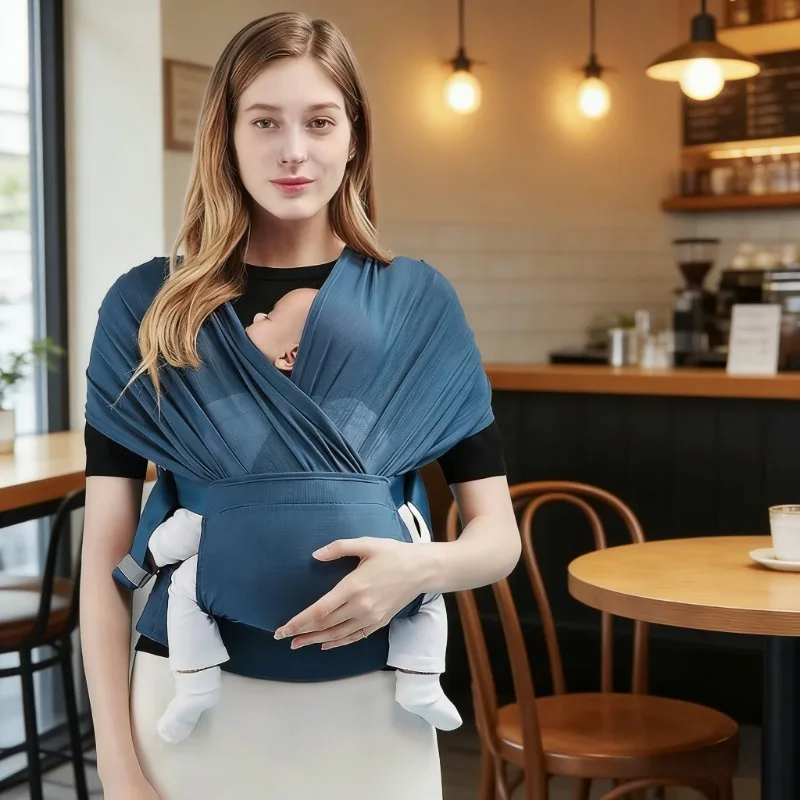 

Детский слинг, эластичная переноска для новорожденных, регулируемый ремень для малышей, многофункциональные дорожные принадлежности, портативный дышащий