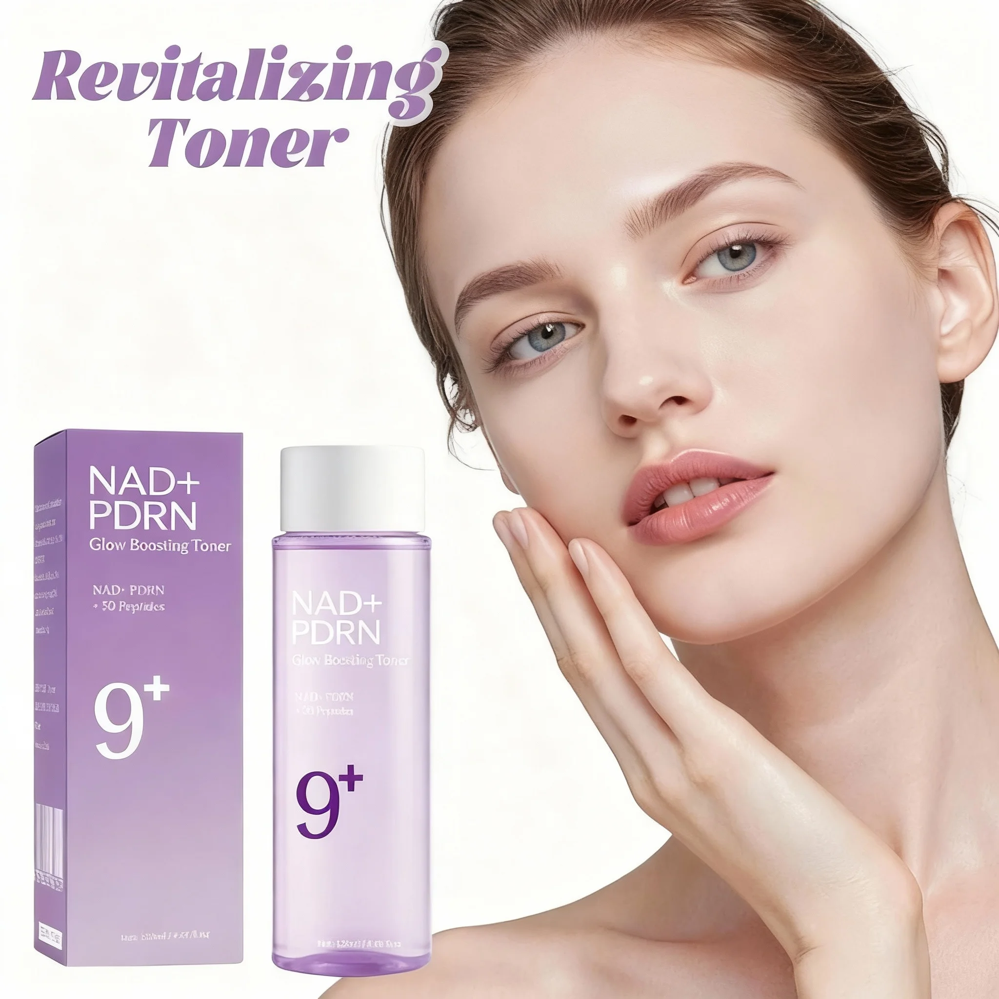 PDRN Brightening Moisturizing Toner Fade Fine Lines Gentle and non-irritating Nourishing Solution Refreshing Toner