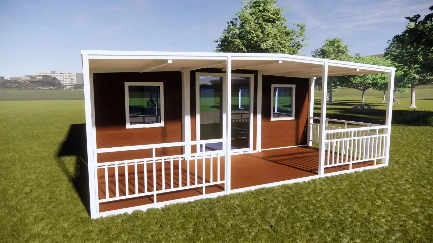 20ft 30ft 40ft Prefab Folding Living Mini Cabin Prefabricated Expandable Container House With 2 Bedroom Home