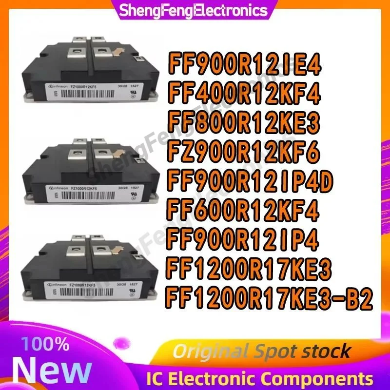 

FF400R12KF4 FF800R12KE3 FZ900R12KF6 FF600R12KF4 FF900R12IP4D FF900R12IP4 FF900R12IE4 FF1200R17KE3 FF1200R17KE3-B2 MODULE