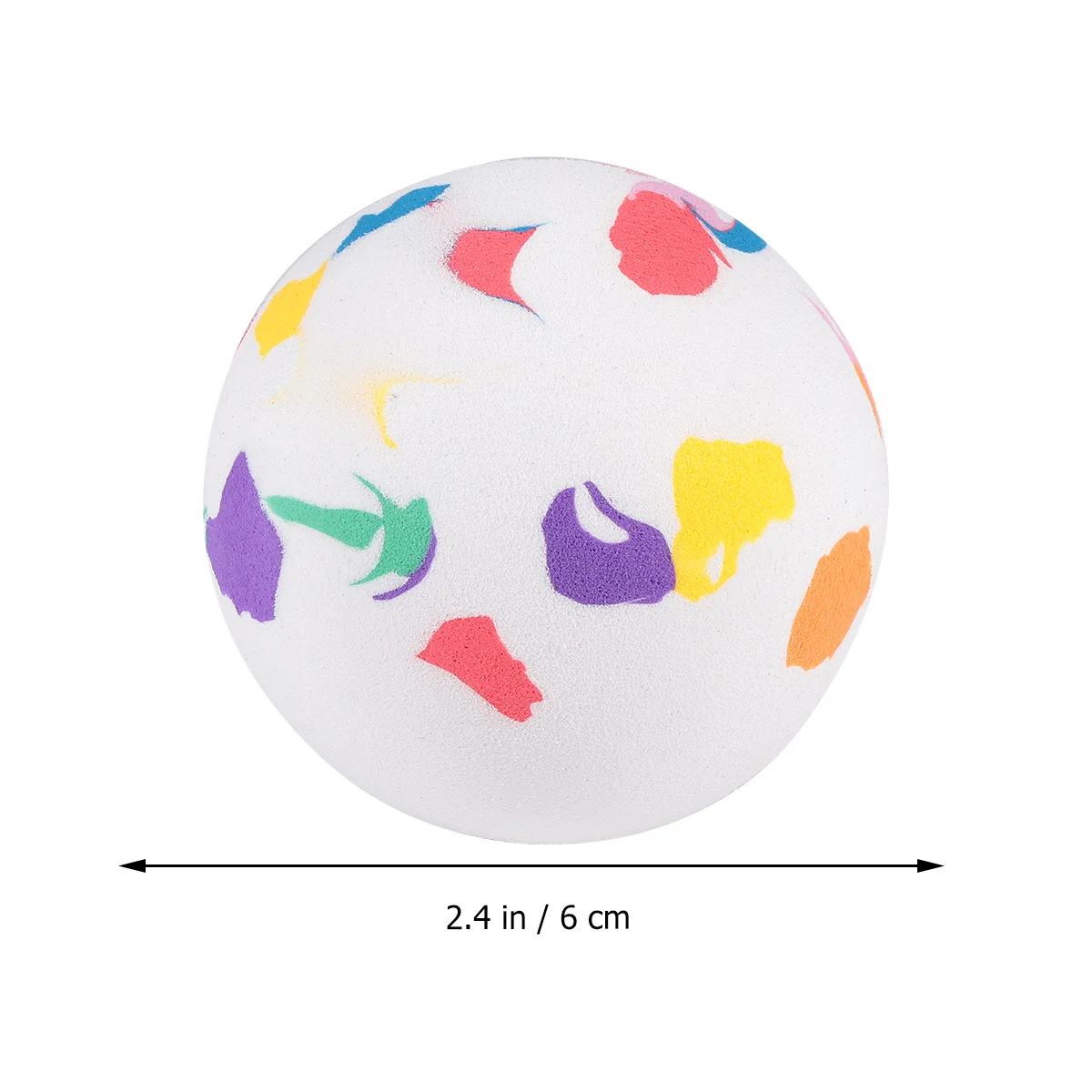 12 pçs bolas de esponja coloridas ecofriendly material macio crianças presente aniversário dia das crianças jogando saltando bola