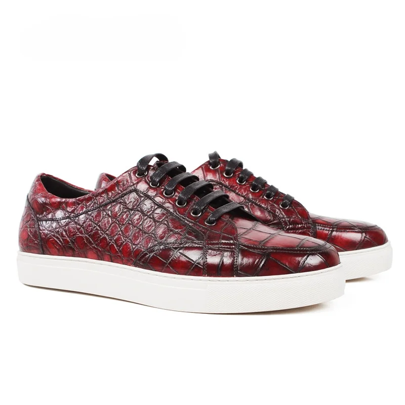 

Crocodile Leather Men Boots Men's Casual Dress Shoes Leisture Durable, Comfortable, Breathable & Stylish