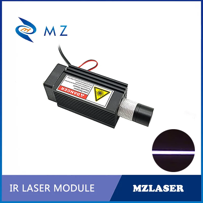 Imagem -06 - Infrared Line Laser Modelo com Ventilador de Refrigeração Focagem Ajustável 808nm 1000mw 1w 12v Adaptador de Alimentação Industrial Grade ir